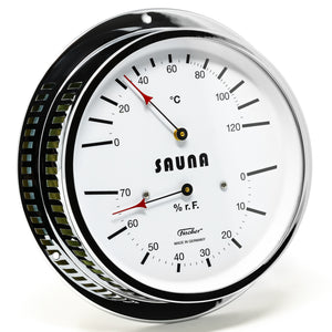 Fischer Sauna Thermometer + Hygrometer 150 mm - 5030.47