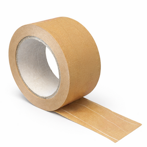 Papierklebeband 50 mm x 50 m fadenverstärkt braun, extrem reißfest und recyclebar - #2606